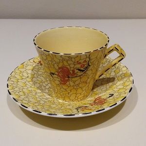 Royal Winton  Pebble Cup and Saucer Antique